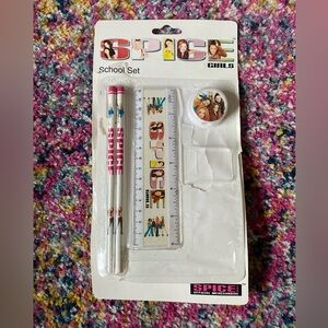 1997 Spice Girls School Set *Missing Eraser*